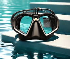 Snorkeling Gear with Prescription Lens - Low-Volume Dive Mask for All Ages