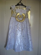 Girls TU Angel 1 Fancy Dress Costume Nativity School Play Size 2-3 Years New