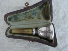 4 old tuba mouthpieces Werner