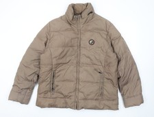 Mens UK Size S Abrams Brown