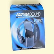 Infrasound IR500 Infrared Wireless Headset System – Works with Any TV or Audio 