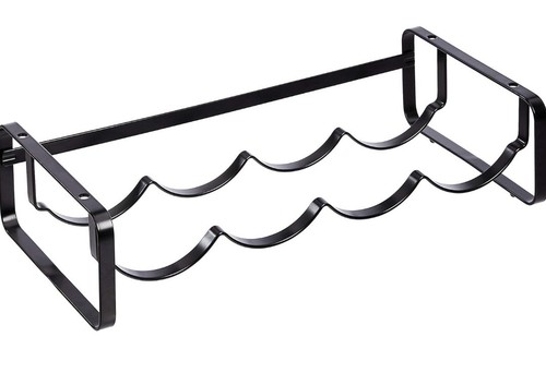 Elegant metal wine rack - wine,