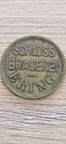 German beer token schloss - token,