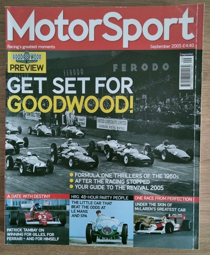 Motorsport magazine sept 2005 - ,