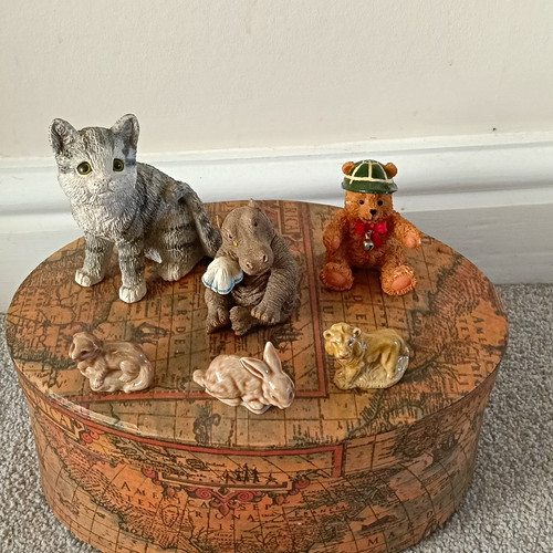 Hand painted animal figurines - hand,