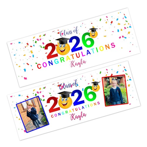 Personalised school leavers - school,