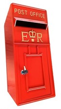 Post box letterbox replica - post,