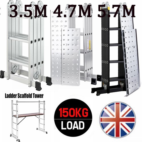 5 7m folding - 3.5m/4.7m/5.7m, ladder