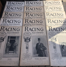 Antique Victorian Racing illustrated magazines dated 1895 jockey stables photo's