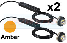 2x 12V/24V AMBER LED FLASHING