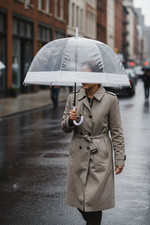 Clear Dome PVC Umbrella | See