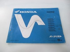 Honda Benly CD50 Parts List