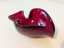 Vintage Murano chunky Red