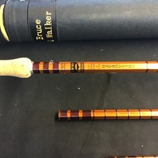 Rare Vintage Bruce & Walker Hexagraph Bruce Salmon Deluxe 15ft