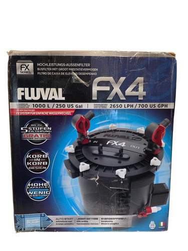 Fluval fx4 external filter - fluval,
