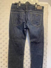 Armani Jeans Men's Blue 36 In Waist 32 In Inside Used Good Condition