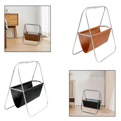 Magazine rack leather - magazine,