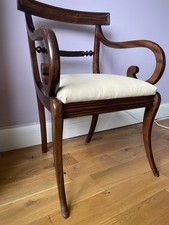 Regency Style Mahogany Scroll