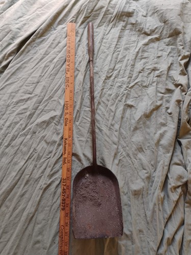 Antique forged iron coal wood - forged,