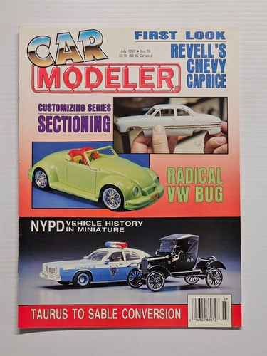 Car modeler magazine july 1993 - car,