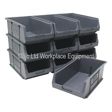 NEW Quality British Made Plastic Parts Storage Bins 10 x Size 4 - Colour Choice