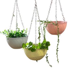 6pcs 3-Point Hanging Metal Chain For Flower Pot Hanger Plant Basket Holder Decor