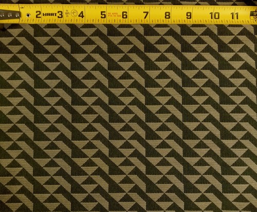 Vintage black gray fabric - black,