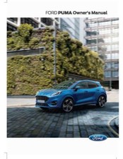 FORD PUMA OWNERS MANUAL HANDBOOK ALL YEARS New Print FREE POSTAGE