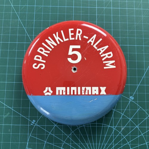 Vintage sprinkler alarm cover - sprinkler,