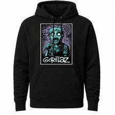Gorillaz 2D Neon Graffiti Virtual Punk Unisex Adults & Kids Hoodie