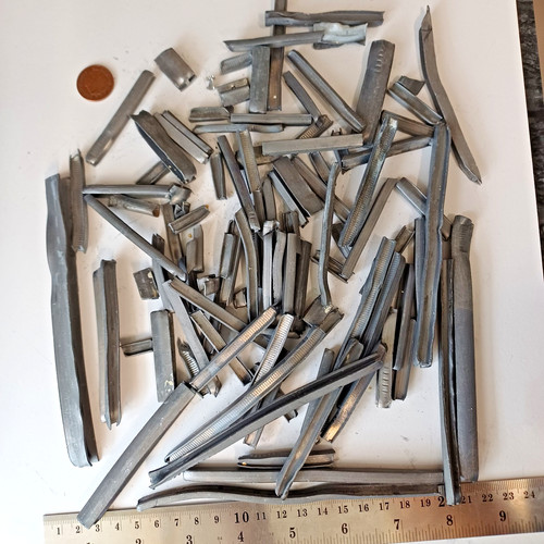 Rounded flat lead - lead, came