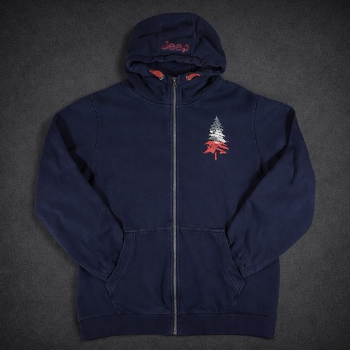 Jeep hoodie large navy - large, full