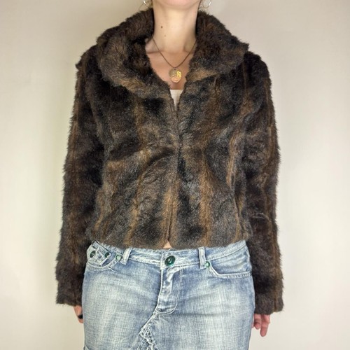 Vintage 90s brown faux - 90s,