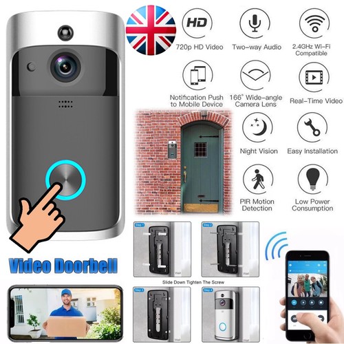 Video doorbell camera wireless - video,