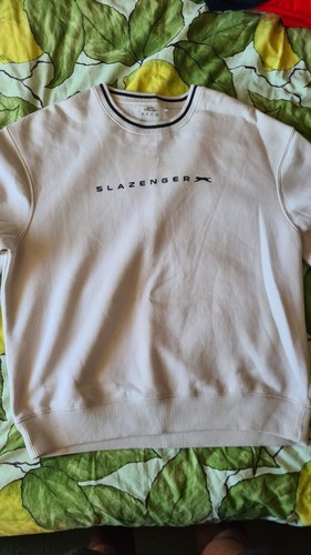 White slazenger cotton sweater - white,