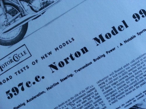 Norton 600cc motorcycle - norton, 99