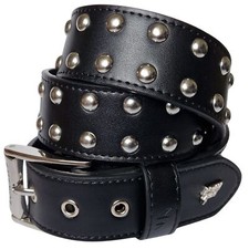 Sphere Studded Leather Belt