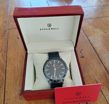 Stockwell men's quartz watch. Brand new in original presentation box. 