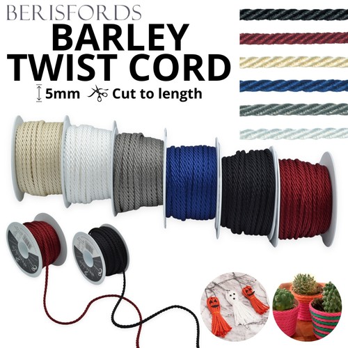 Berisfords barley twist cord - barley,
