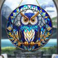 Blue Owl Bird Branch