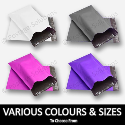 Coloured mailing bags - coloured,