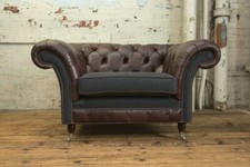 Handmade vintage brown leather - brown,