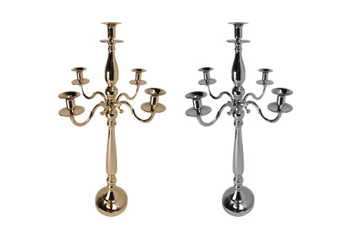 Silver gold arm aluminium - or,