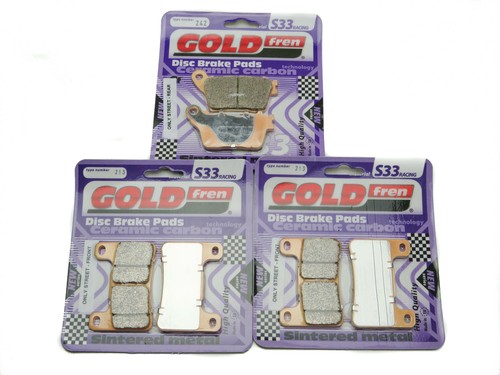 Goldfren s33 brake pads front - s33,