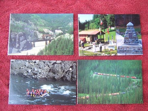 Four canadian postcards - canadian,