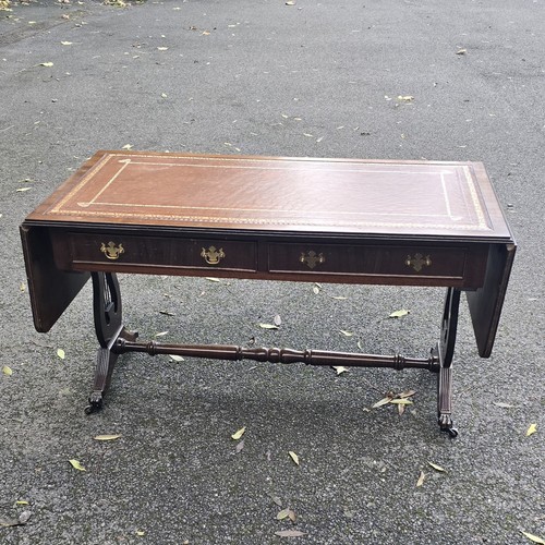 Regency style mahogany long - regency,