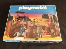 3806 Playmobil Western Fort Glory Headquarters, Large 90s Playset, Vintage