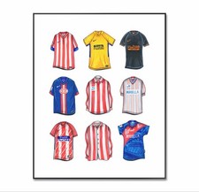 Atletico Madrid Football Poster