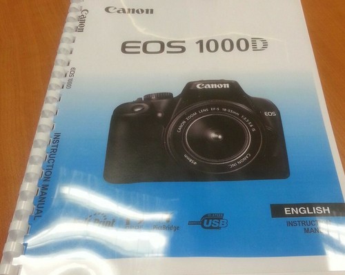 Canon eos 1000d fully - eos, printed