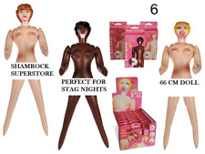 Inflatable Blow Up Female Doll - Valentines Stag Hen Party Naughty Black Adult